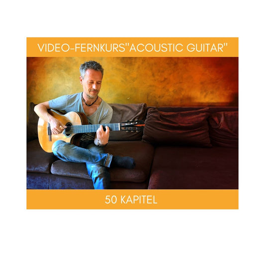 49 Kapitel Video-Fernkurs "Acoustic Guitar complete"